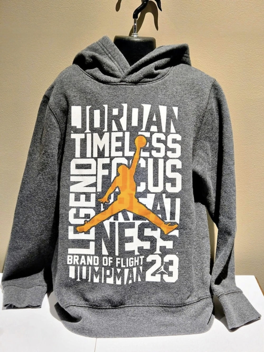 Nike Air Jordan Pullover Hoodie Jumpman Typography 8-10 Yrs/128-140 cm